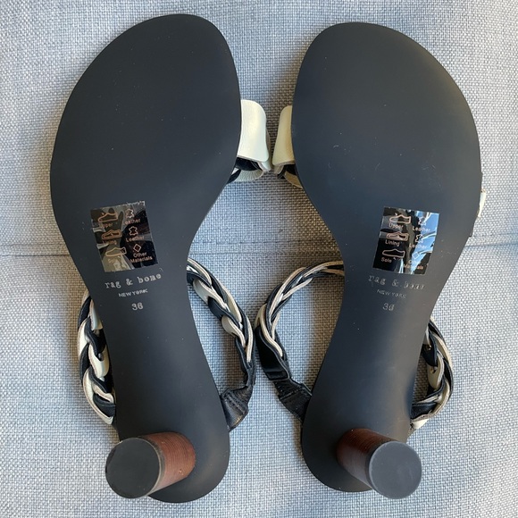 RAG & BONE Infinity Leather Mules - Picture 8 of 12